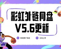 彩虹外链网盘V5.6更新。新增用户系统与分块上传。